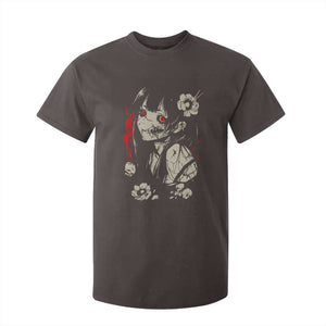 Horror Anime Manga T Shirt For Kid Japanese Creepy Kawaii Goth Otaku TS02 Dark Chocolate Print Your Wear