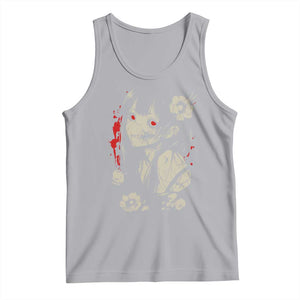 Horror Anime Manga Tank Top Japanese Creepy Kawaii Goth Otaku TS02 Athletic Heather Print Your Wear