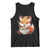 Kawaii Fox Ramen Japanese Tank Top Japanese Anime Otaku Manga Cute Graphic TS02 Black Print Your Wear