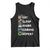 Eat Sleep Anime Gaming Repeat Tank Top Kawaii Otaku Gamer Manga Lover TS02 Black Print Your Wear