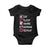 Eat Sleep Anime Gaming Repeat Baby Onesie Otaku Gamer Manga Lover Japanese Pop Culture TS02 Black Print Your Wear