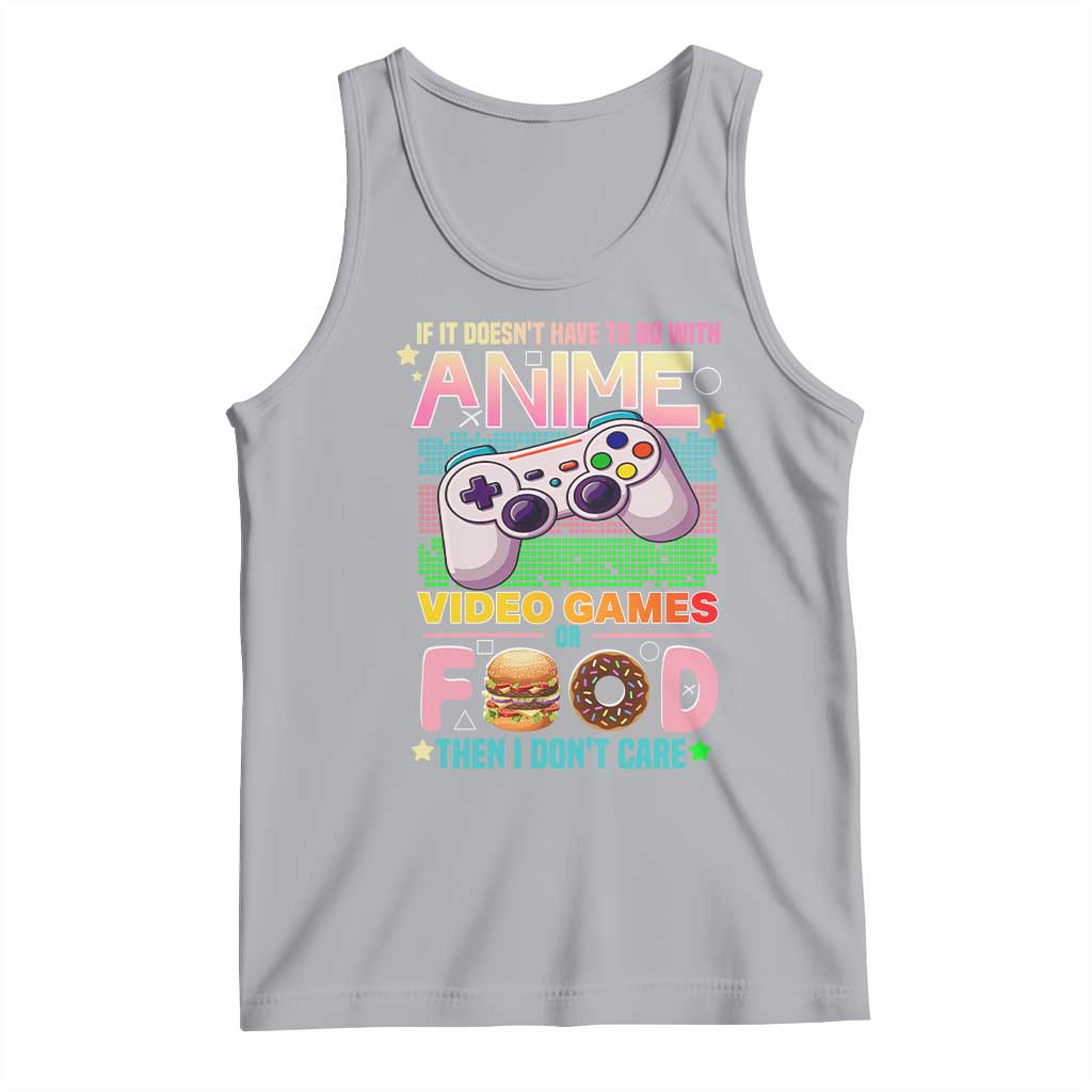 Anime Video Games Food Tank Top Japan Kawaii Gamer Otaku Aesthetic TS02 Athletic Heather Print Your Wear