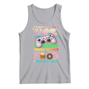 Anime Video Games Food Tank Top Japan Kawaii Gamer Otaku Aesthetic TS02 Athletic Heather Print Your Wear