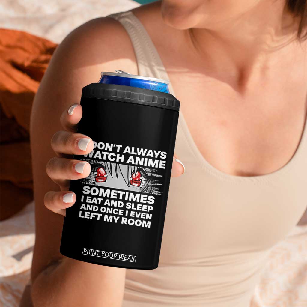 Funny Anime Lover 4 in 1 Can Cooler Tumbler Japanese Kawaii Manga Otaku TS02 Print Your Wear
