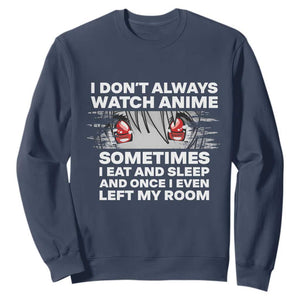 Funny Anime Lover Sweatshirt Japanese Kawaii Manga Otaku TS02 Navy Print Your Wear