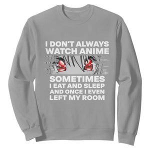 Funny Anime Lover Sweatshirt Japanese Kawaii Manga Otaku TS02 Sport Gray Print Your Wear