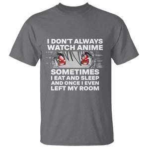 Funny Anime Lover T Shirt Japanese Kawaii Manga Otaku TS02 Charcoal Print Your Wear