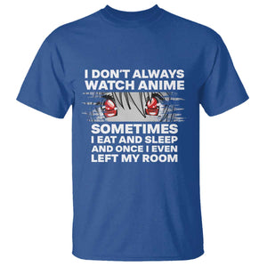 Funny Anime Lover T Shirt Japanese Kawaii Manga Otaku TS02 Royal Blue Print Your Wear