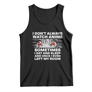 Funny Anime Lover Tank Top Japanese Kawaii Manga Otaku TS02 Black Print Your Wear