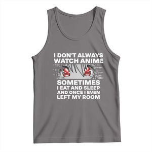 Funny Anime Lover Tank Top Japanese Kawaii Manga Otaku TS02 Deep Heather Print Your Wear
