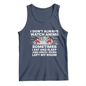 Funny Anime Lover Tank Top Japanese Kawaii Manga Otaku TS02 Navy Print Your Wear