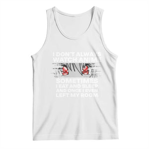 Funny Anime Lover Tank Top Japanese Kawaii Manga Otaku TS02 White Print Your Wear