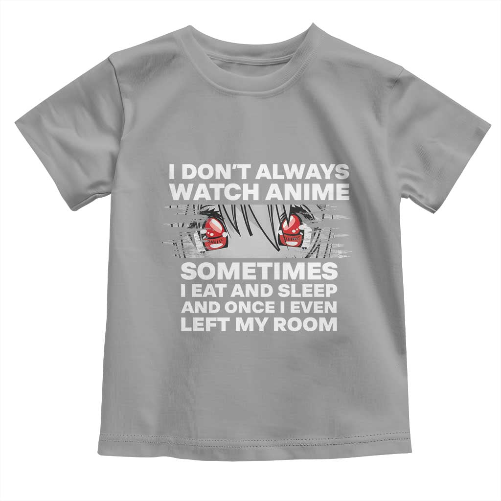 Funny Anime Lover Toddler T Shirt Japanese Kawaii Manga Otaku TS02 Sport Gray Print Your Wear