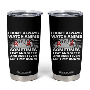 Funny Anime Lover Tumbler Cup Japanese Kawaii Manga Otaku TS02 Black Print Your Wear