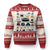 Shark Faces Ugly Christmas Sweater Type Of Sharks Identification Marine Biology TS02 Red Print Your Wear