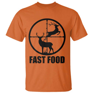 Deer Hunting T Shirt Deer Hunting Funny Hunter Fast Food Gift TS02 Orange Print Your Wear