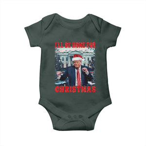 Christmas Dancing Trump Baby Onesie I'll Be Home For Xmas Viral Dances White House Retro Vintage TS02 Print Your Wear