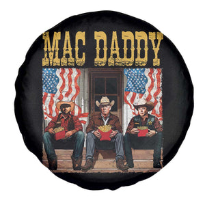 Mac Daddy Spare Tire Cover Trump Vance Elon 2025 American Flag TS02 Print Your Wear
