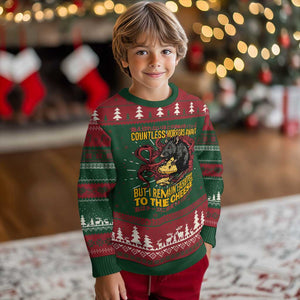 Funny Japanese Rat Lover Ugly Christmas Sweater I Remain Faithful To The Cheese Retro Vintage Japan TS02 Christmas Print Your Wear