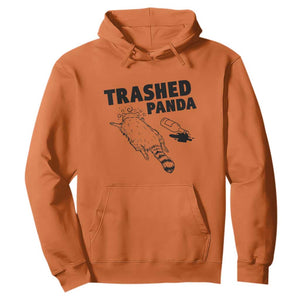 Funny Trashed Panda Hoodie Drunk Raccoon Meme Hot Mess TS02 Orange Print Your Wear