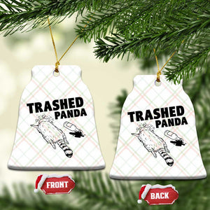Funny Trashed Panda Ceramic Ornament Drunk Raccoon Meme Hot Mess TS02 Print Your Wear
