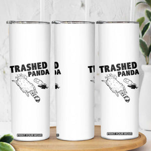 Funny Trashed Panda Skinny Tumbler Drunk Raccoon Meme Hot Mess TS02 Print Your Wear