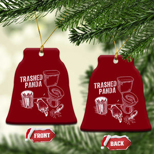 Funny Trashed Panda Ceramic Ornament Drunk Raccoon in Toilet Meme Hot Mess TS02 Print Your Wear