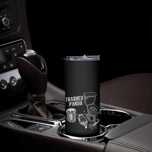 Funny Trashed Panda Skinny Tumbler Drunk Raccoon in Toilet Meme Hot Mess TS02 Print Your Wear