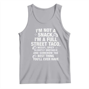 Im a Full Street Taco Tank Top Funny Hot Mess Icons Foodie Flirts Meme TS02 Athletic Heather Print Your Wear