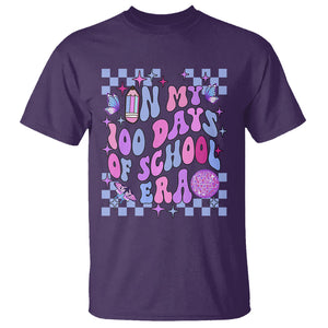 In My 100 Days of School Era T Shirt Retro Groovy TS02 Purple Printyourwear