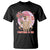 Skeleton Anti Valentine T Shirt I'm Fine It's Fine Everything's Fine Retro Pink Funny Western Cowboy TS02 Black Printyourwear