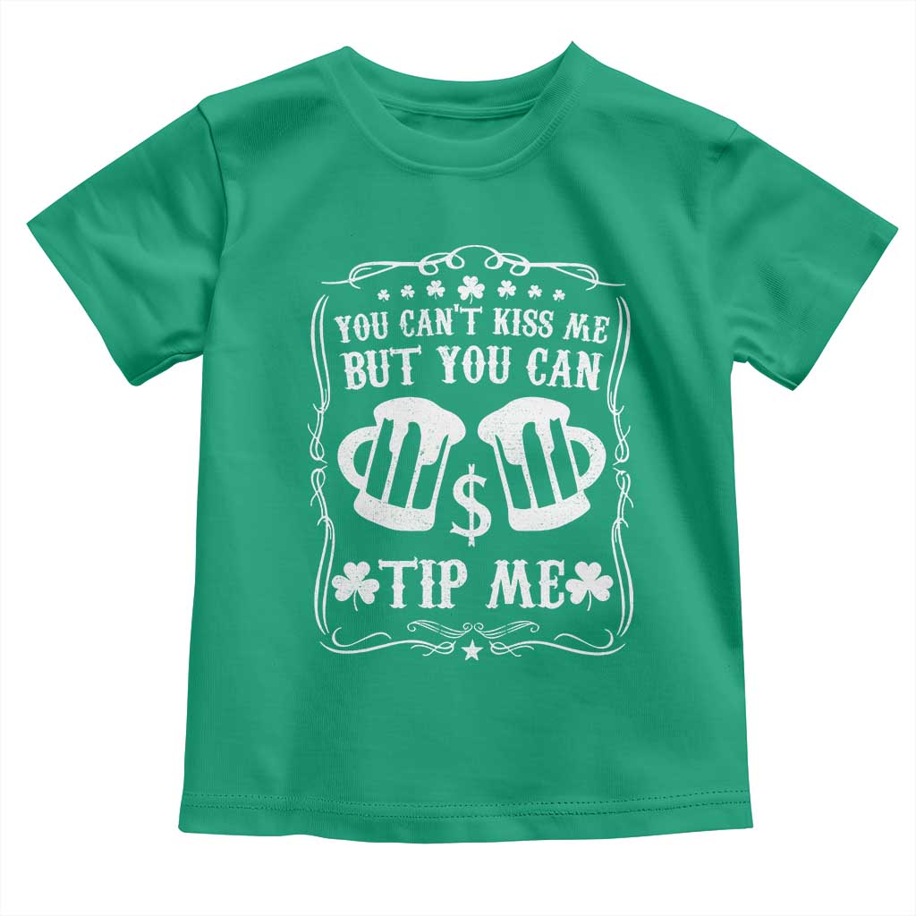 Funny St Patricks Day Toddler T Shirt Lucky Shamrock Waitress Bartender Waiter TS02 Irish Green Print Your Wear