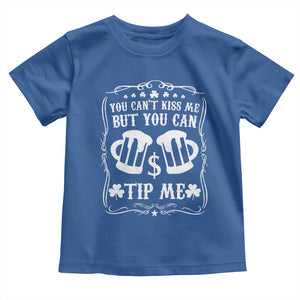 Funny St Patricks Day Toddler T Shirt Lucky Shamrock Waitress Bartender Waiter TS02 Royal Blue Print Your Wear