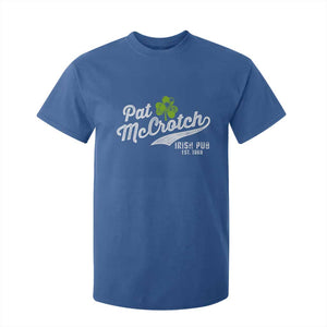 Funny St Patricks Day T Shirt For Kid Pat McCrotch Irish Adult Humor White TS02 Royal Blue Print Your Wear