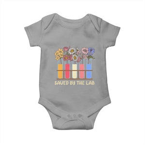 Lab Week Baby Onesie Saved By The Lab Medical Laboratory Tech Medical Lab Tech TS02 Sport Gray Print Your Wear