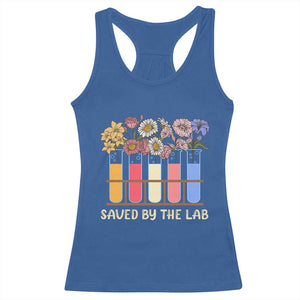 Lab Week Racerback Tank Top Saved By The Lab Medical Laboratory Tech Medical Lab Tech TS02 Royal Blue Print Your Wear