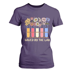 Lab Week T Shirt For Women Saved By The Lab Medical Laboratory Tech Medical Lab Tech TS02 Purple Print Your Wear
