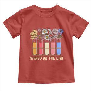 Lab Week Toddler T Shirt Saved By The Lab Medical Laboratory Tech Medical Lab Tech TS02 Red Print Your Wear