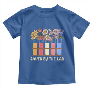 Lab Week Toddler T Shirt Saved By The Lab Medical Laboratory Tech Medical Lab Tech TS02 Royal Blue Print Your Wear