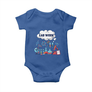 Lab Week Baby Onesie Medical Laboratory Science Lab Experiments TS02 Royal Blue Print Your Wear