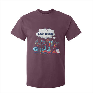 Lab Week T Shirt For Kid Medical Laboratory Science Lab Experiments TS02 Maroon Print Your Wear