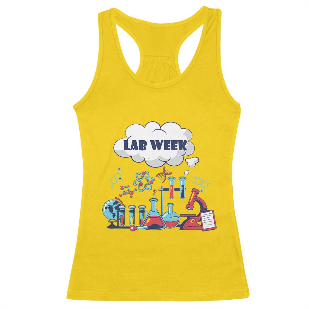 Lab Week Racerback Tank Top Medical Laboratory Science Lab Experiments TS02 Daisy Print Your Wear