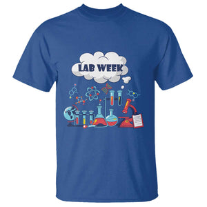 Lab Week T Shirt Medical Laboratory Science Lab Experiments TS02 Royal Blue Printyourwear