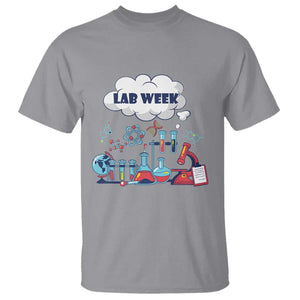 Lab Week T Shirt Medical Laboratory Science Lab Experiments TS02 Sport Gray Printyourwear
