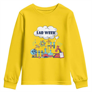 Lab Week Youth Sweatshirt Medical Laboratory Science Lab Experiments TS02 Daisy Print Your Wear
