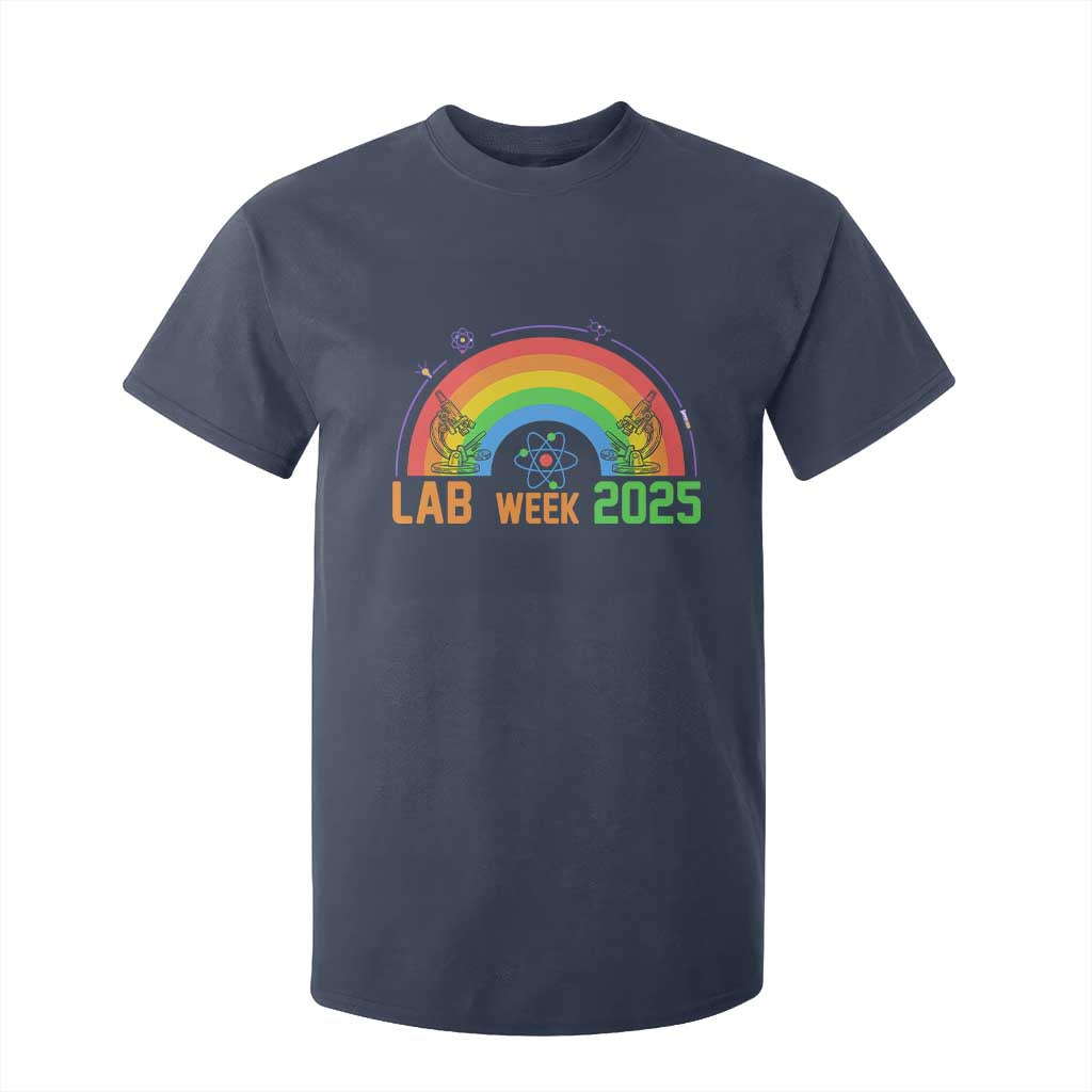 Lab Week T Shirt For Kid Medical Laboratory Science Lab Rainbow TS02 Navy Print Your Wear