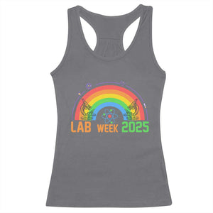 Lab Week Racerback Tank Top Medical Laboratory Science Lab Rainbow TS02 Charcoal Print Your Wear