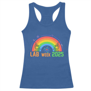 Lab Week Racerback Tank Top Medical Laboratory Science Lab Rainbow TS02 Royal Blue Print Your Wear