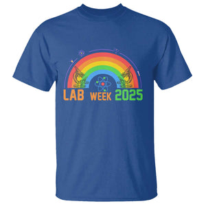 Lab Week T Shirt Medical Laboratory Science Lab Rainbow TS02 Royal Blue Printyourwear