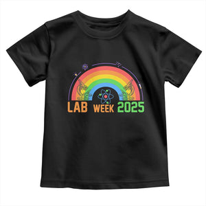 Lab Week Toddler T Shirt Medical Laboratory Science Lab Rainbow TS02 Black Print Your Wear